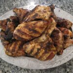 Super Spicy Grilled Chicken on a platter
