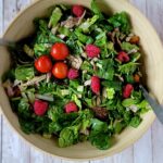 Grilled Chicken Salad with Raspberry Syrup Vinaigrette
