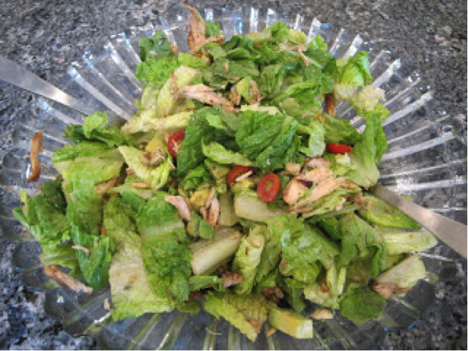 Grilled Chicken and Raspberry Syrup Vinaigrette Salad photo 2012