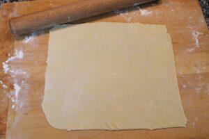 Very thin kreplach dough