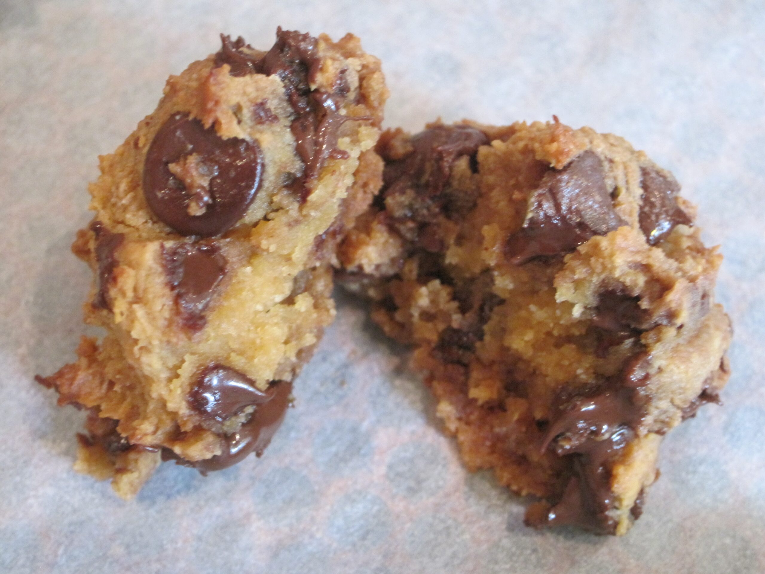 Plant Based Gluten Free Peanut Butter Chocolate Chip Chickpea Cookies