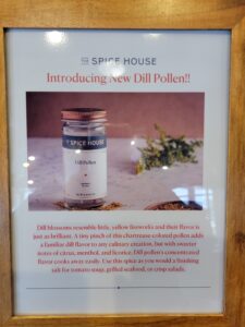 Introducing Dill Pollen at the Spice House Milwaukee