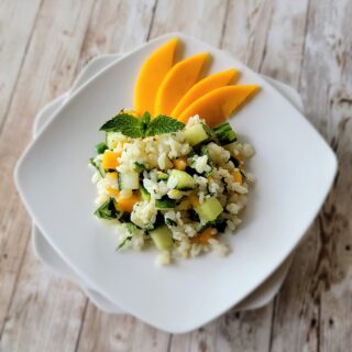 Mango Mojito Rice Salad
