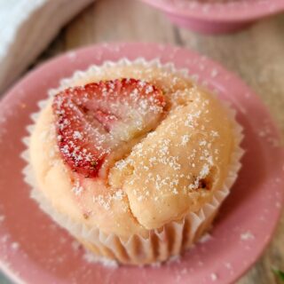 Pink Strawberry Lemonade Muffins