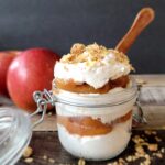 Apple Pie Parfaits are made with real apples and homemade granola.