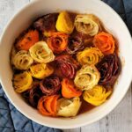 Honey Ginger Carrot Roses