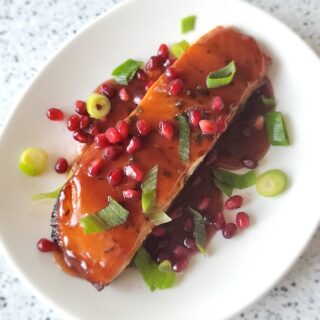 Honey Pomegranate Salmon