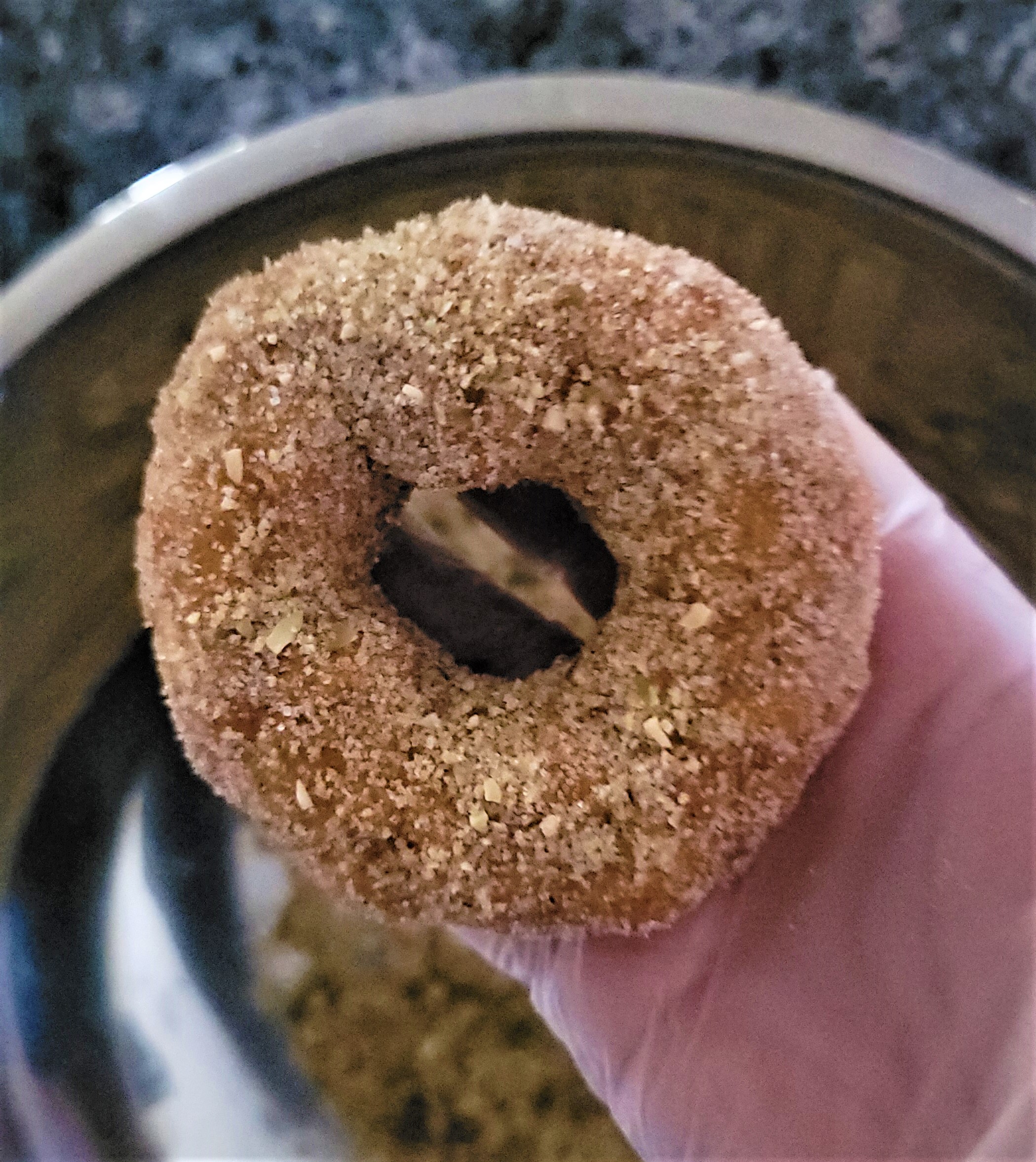 Epic Pumpkin Donuts coated after cooling