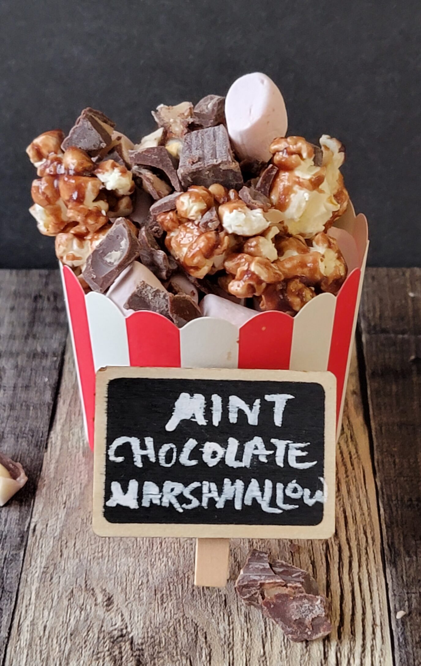 Mint Chocolate Popcorn Snack Mix