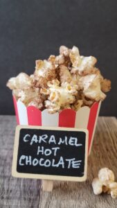 Caramel Hot Chocolate Popcorn