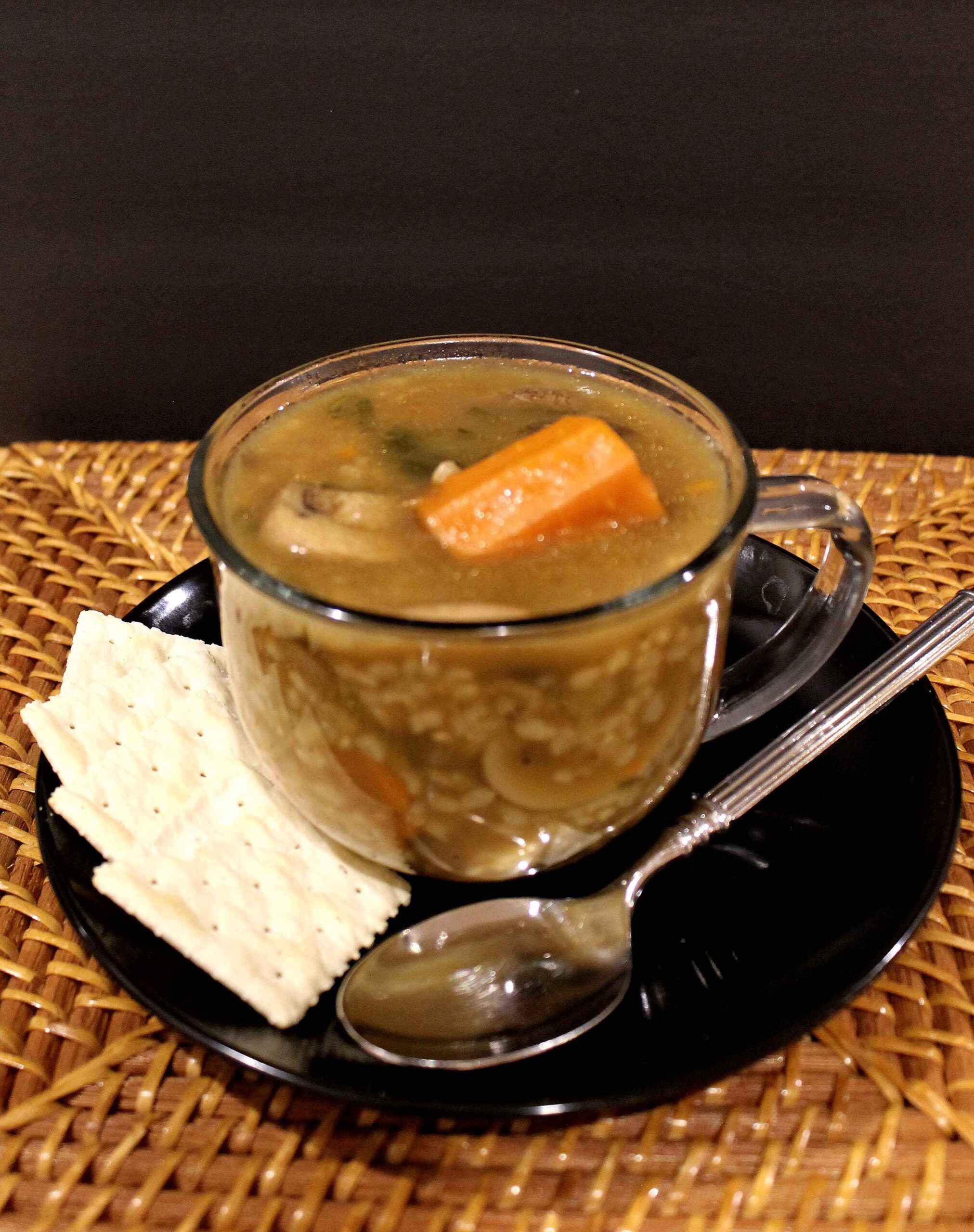 Crock Pot Mushroom Barley Soup - Jewish Moms & Crafters