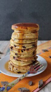 Chocolate Chip Plantain Pancakes