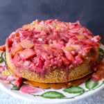 Strawberry Rhubarb Upside Down Cake