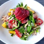 Spinach Strawberry and Mango Salad