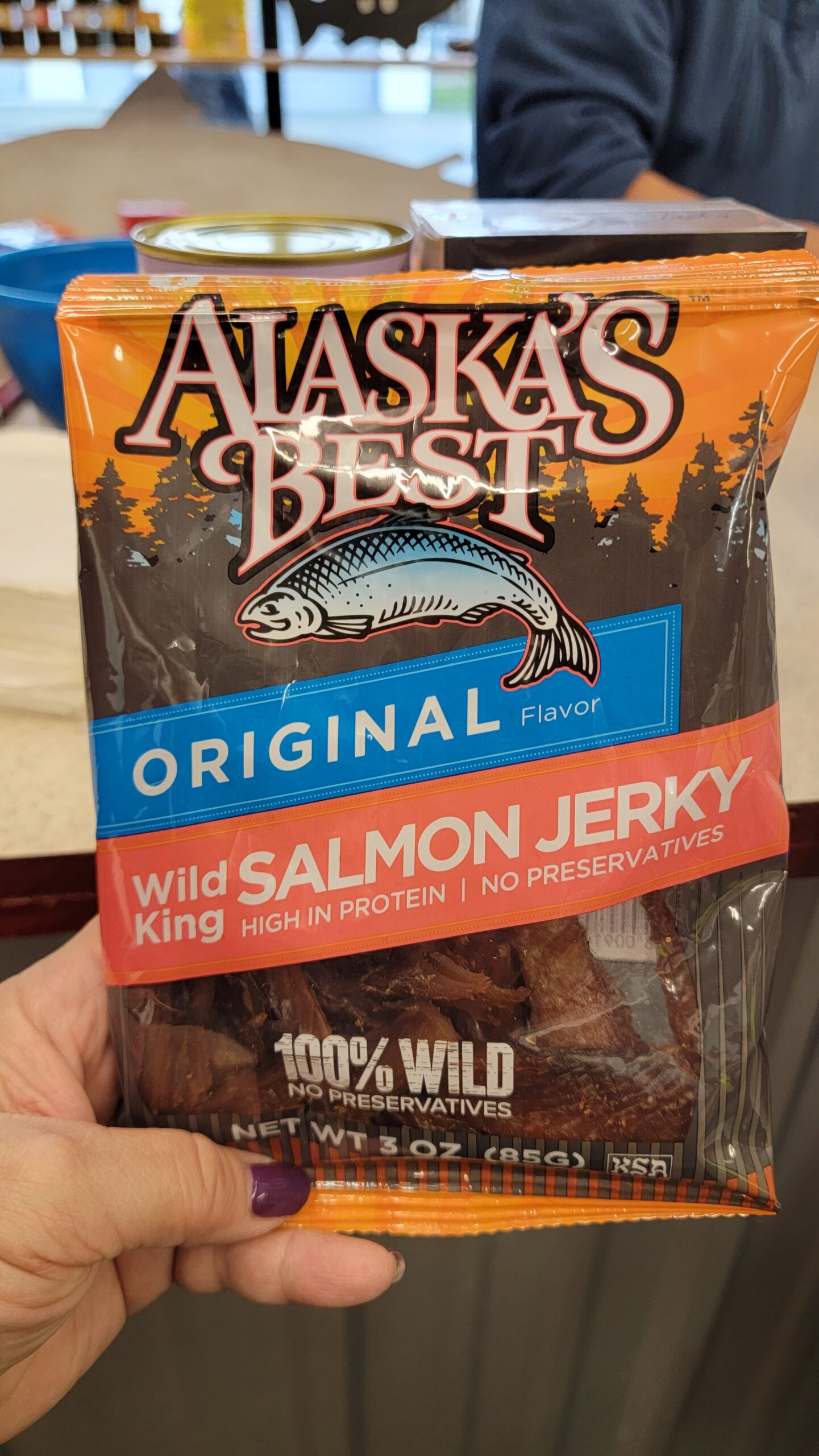 Kosher Salmon Jerky in Sitka, Alaska