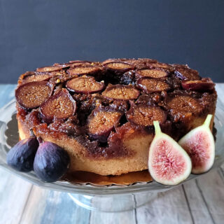 Fresh Fig Rum Upside Down Cake