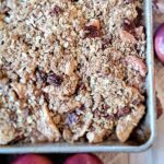 Sheet Pan Apple Cobbler with Pecan Crumble