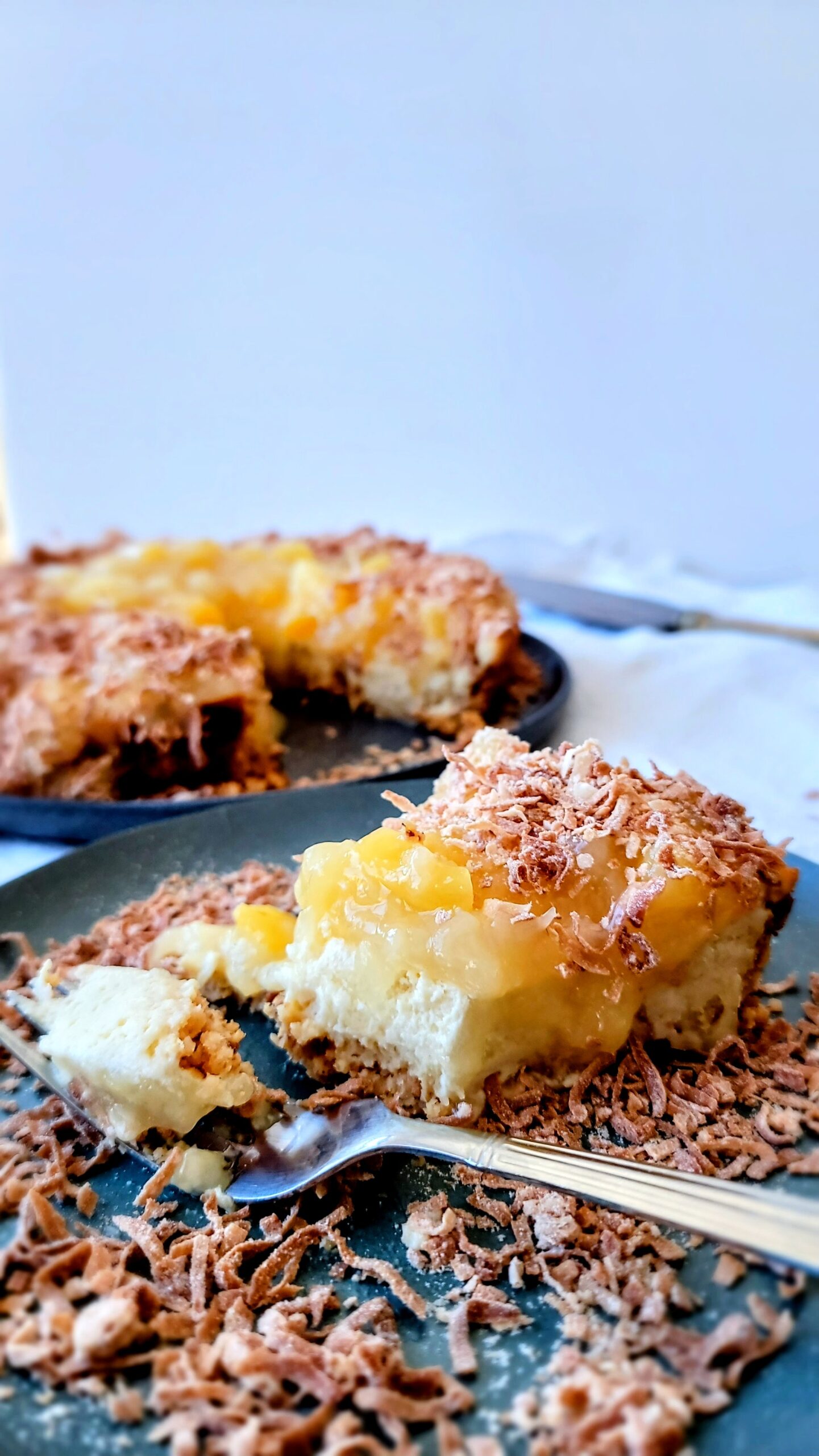 Piña Colada Cheesecake - GF/Dairy Free/Kosher for Passover