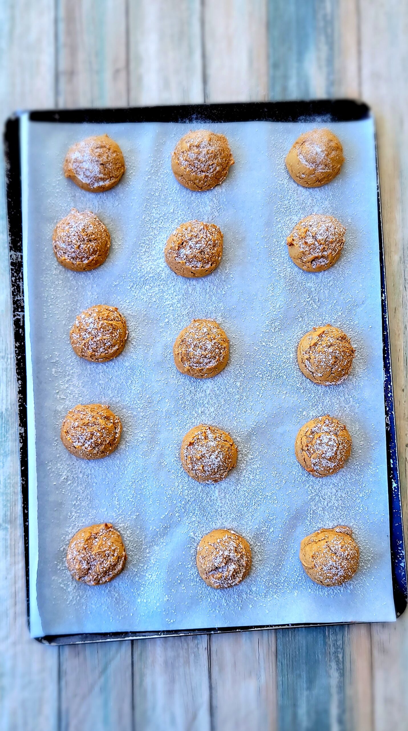 Evenly baked Soft Sweet Potato Cookies