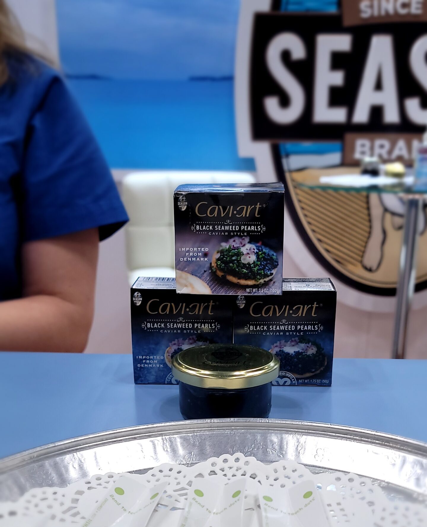 Season's Black Seaweed Pearls Plant Based Caviar