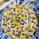 Blueberry Lemon Cake with Lemon Curd