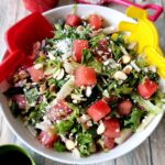 Watermelon Mint Salad with Pickled Rind