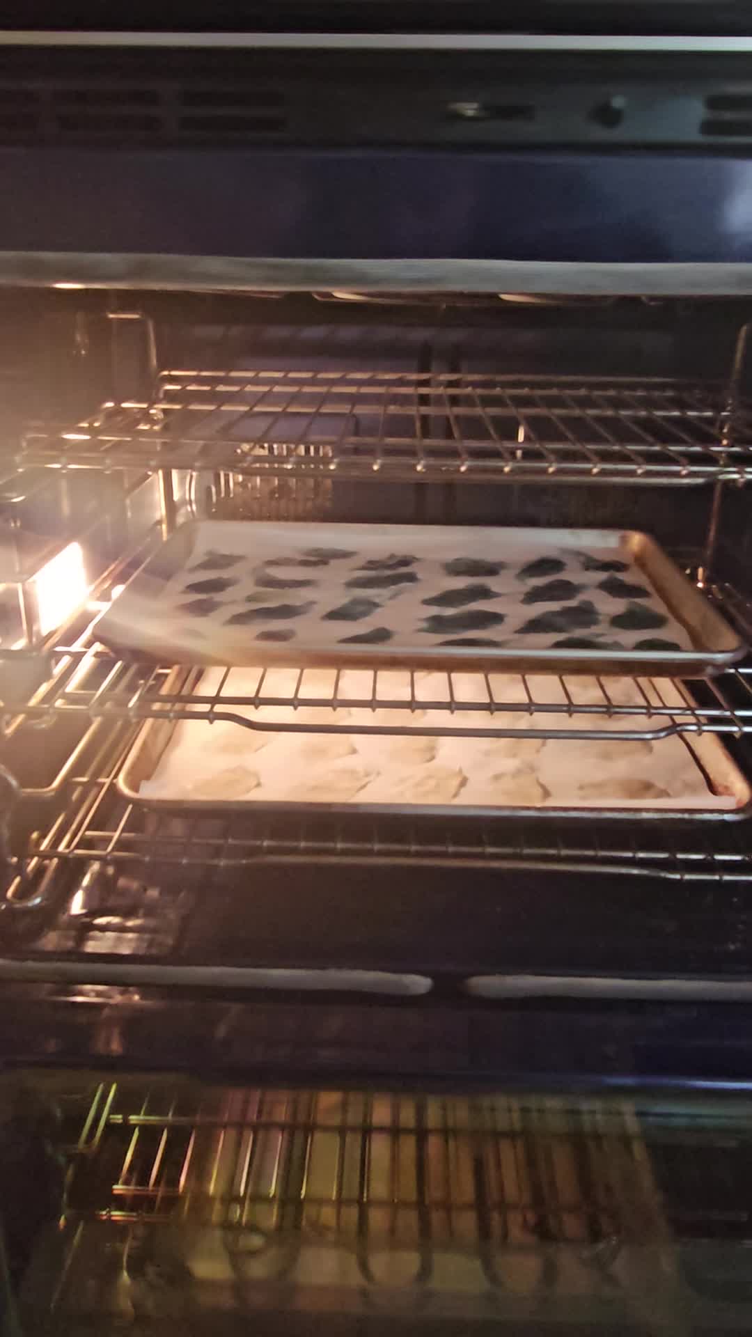 Glass Potato Chips in the oven