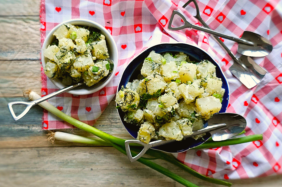 Easy Light Potato Salad with Dill