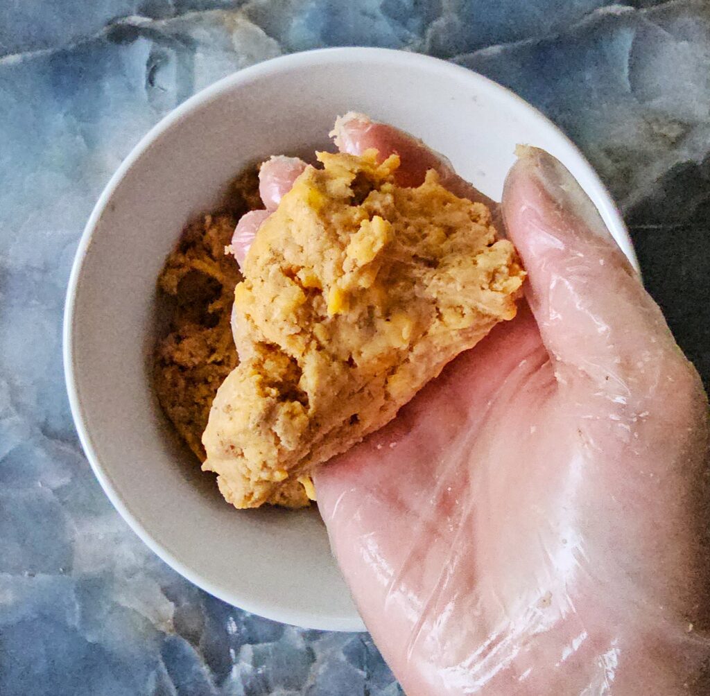 Cheesy "Sausage" Puff Dough