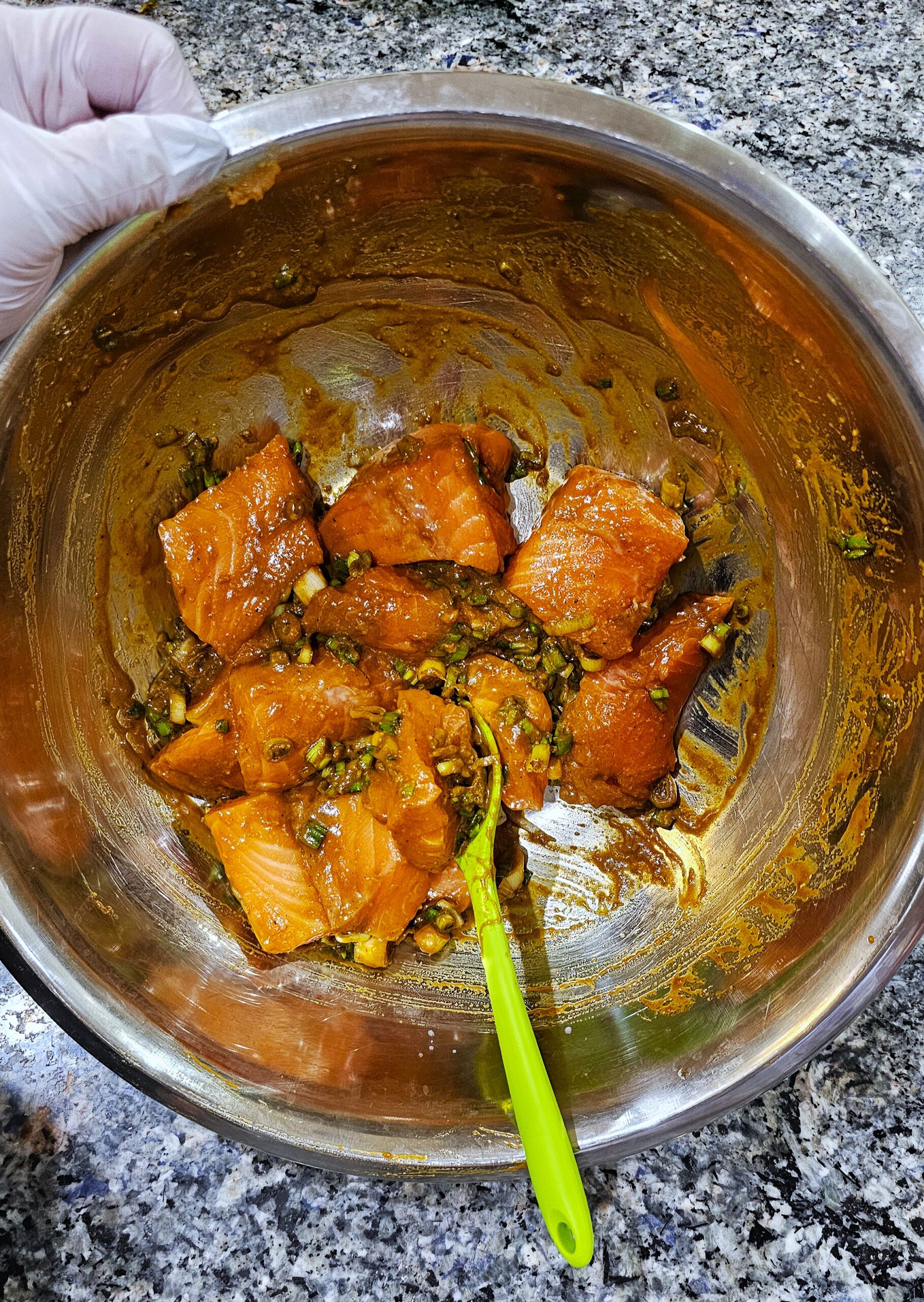 Salmon with Miso Turmeric Marinade