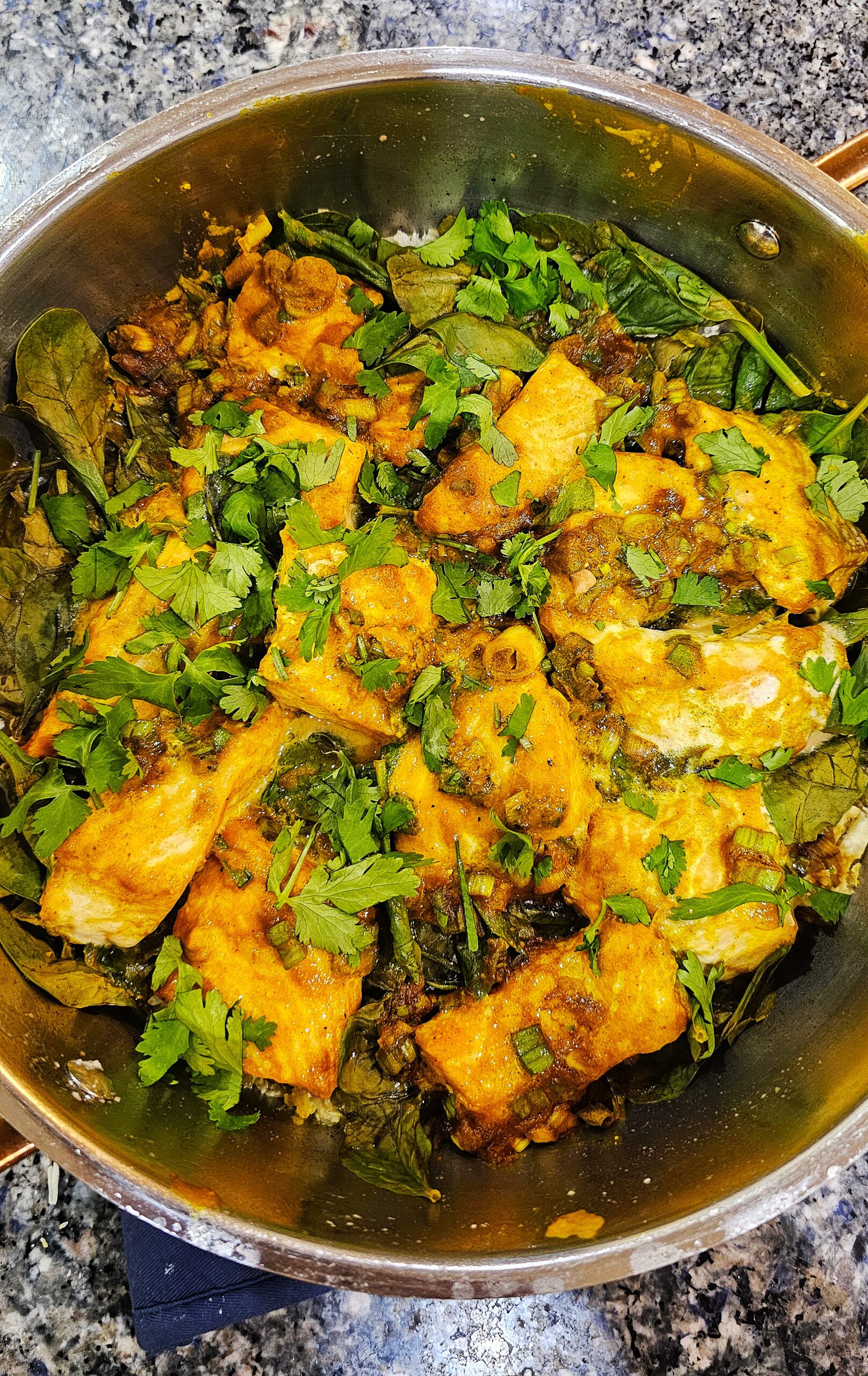 One-Pot Miso-Turmeric Salmon and Coconut Rice