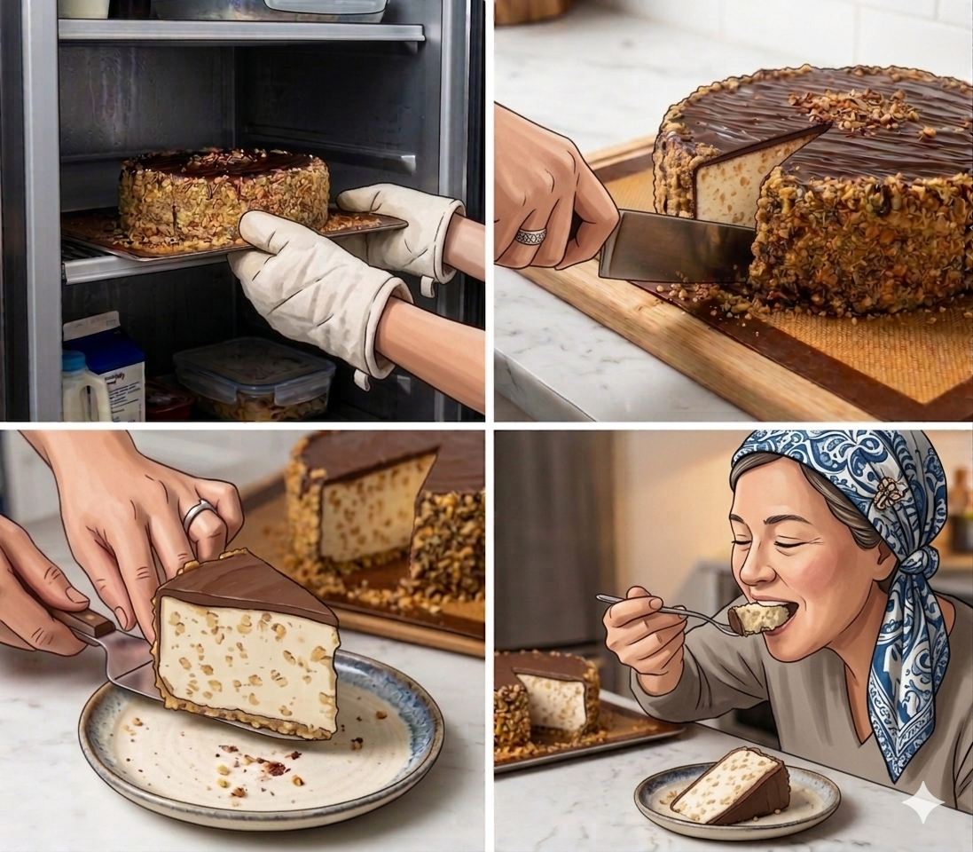Bamba Peanut Butter Cheesecake
