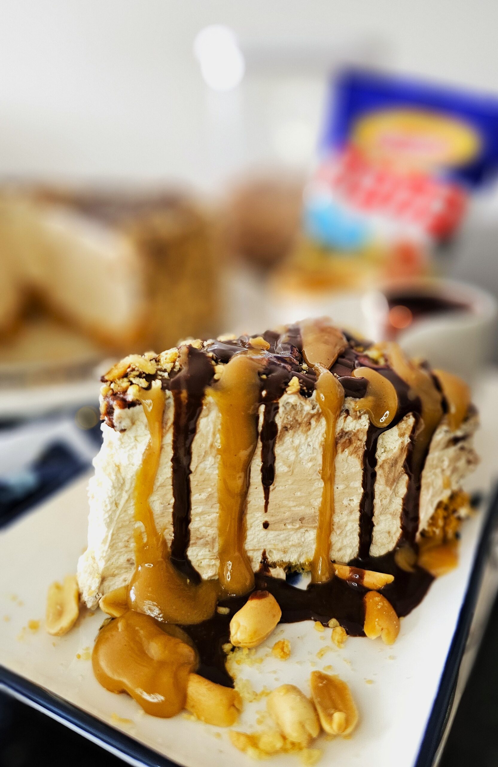 Bamba Peanut Butter Cheesecake