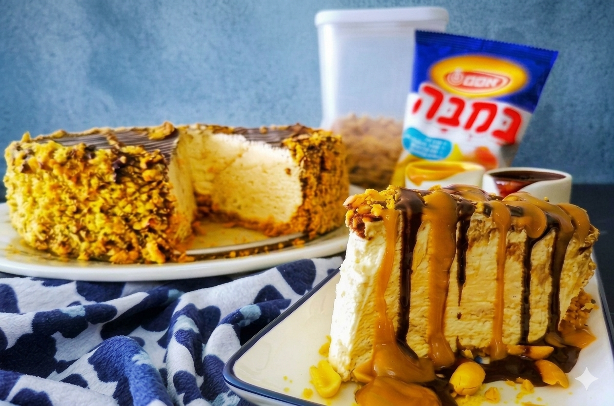 Bamba Peanut Butter Cheesecake